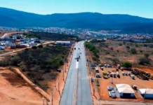 Obras de modernização da Avenida Agnelo Azevedo, avançam em Brumado